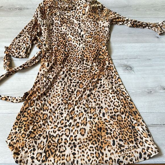 Star Vixen Women's Three-Quarter-Sleeve Faux‎ Wrap Dress S NWT IN PACKAGING - Picture 6 of 6